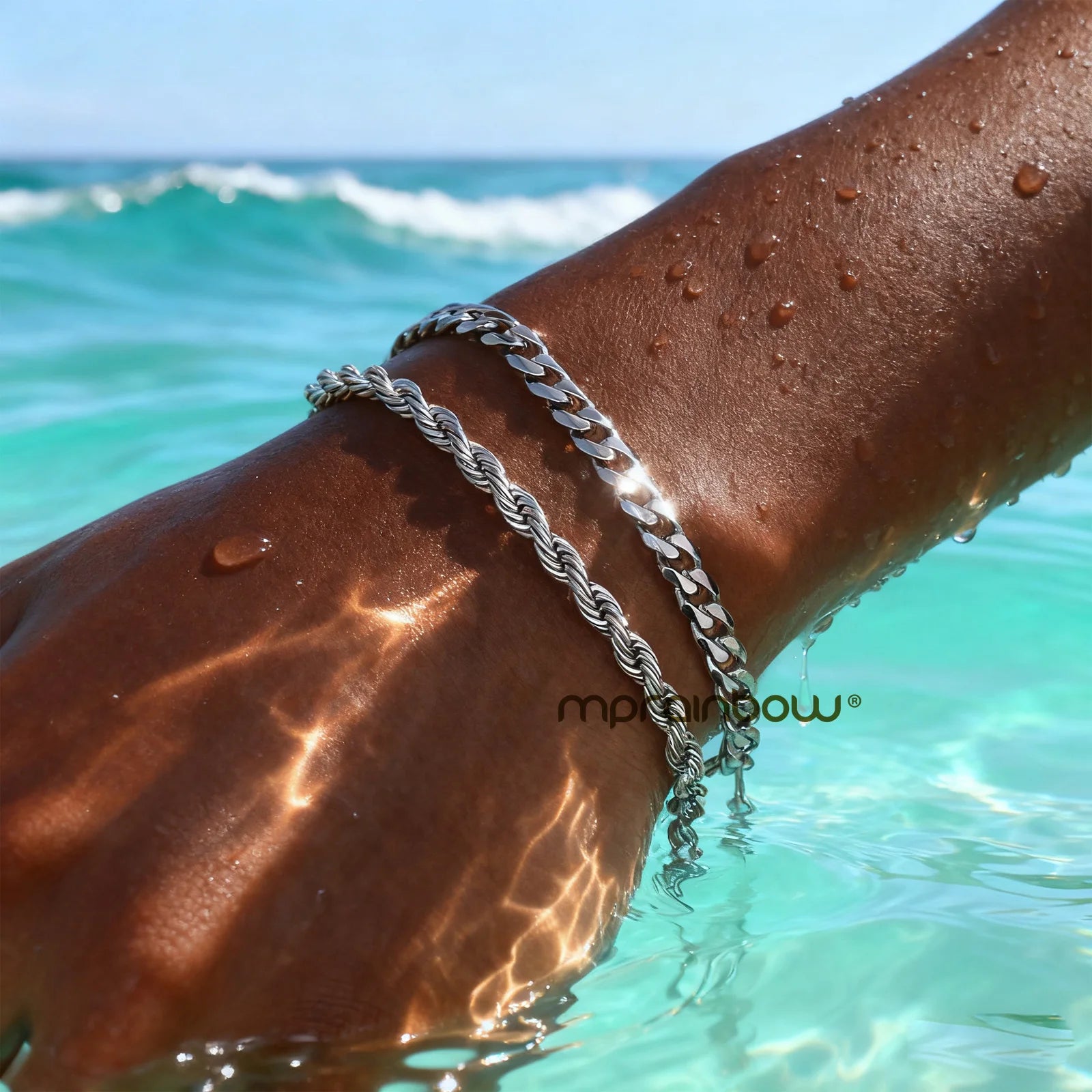 Bracelet Homme Chaîne Torsadée
