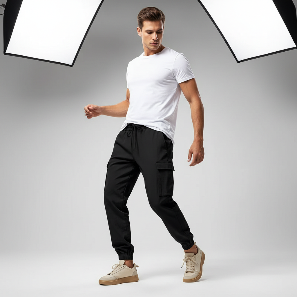 Pantalon Cargo Aero Noir